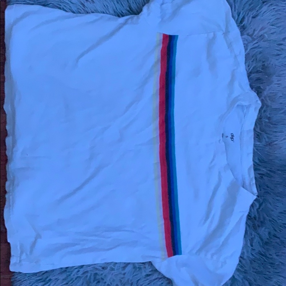 I am selling a rainbow crop top not worn brand dip